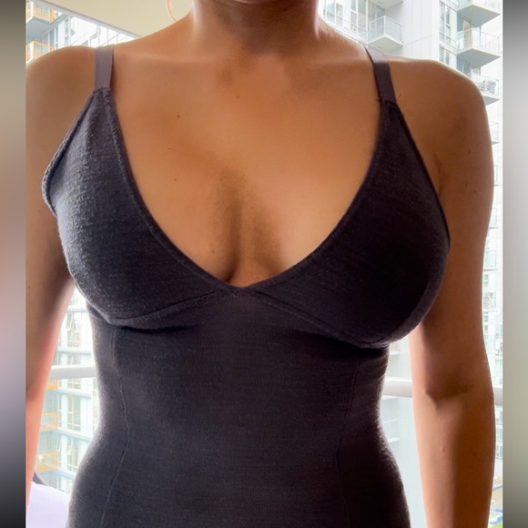 Purple Mauve Knitted Dress - Picture 2 of 8